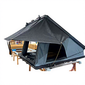 Ngoài trời cắm trại người mui cứng mái lều cho xe lớn nghêu vỏ cứng màu xám tam giác vỏ sò dễ dàng thiết lập Pop Up xe tải 4WD - Product Image 1