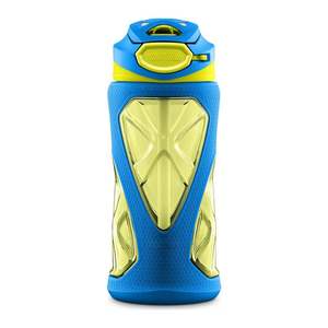 Botella de Agua de Plástico Colorida y Segura para Niños con Pajita y Tapa para la Escuela, Juegos y Viajes - Product Image 1