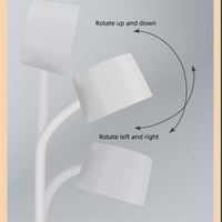 Lampu Meja Lipat Nirkabel Pengisi Daya dengan Lampu LED dan Pengisi Daya USB, Lampu Belajar Malam Hari, Diskon Pengiriman untuk Pesanan Pertama