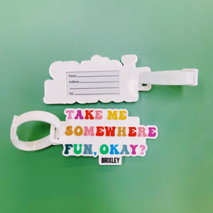 Vente en gros, <span class=keywords><strong>étiquette</strong></span> de <span class=keywords><strong>bagage</strong></span> de voyage, <span class=keywords><strong>étiquette</strong></span> de valise, <span class=keywords><strong>étiquette</strong></span>s de <span class=keywords><strong>bagage</strong></span> personnalisées en caoutchouc PVC souple - Product Image 5