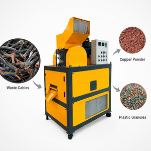 Granuladora de Cables de Alta Eficiencia 300kg/h, Máquina de Reciclaje de Alambre de Desecho con 99.9% de Pureza, Certificación CE, Fábrica OEM - Product Image 1