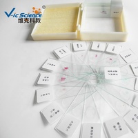 Medical Prepared Animals Slides FRT2005 Animals Tissue Biological Specimen Set Teaching Slide 100 Pieces