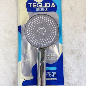 Cabezal de ducha de gran área, redondo de 12 cm, 5 modos ajustables, ducha de mano con función de lluvia y masaje para baño - Product Image 2