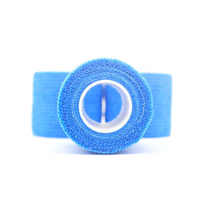 2 इंच 5 गज की दूरी पर स्वयं चिपकने वाला गैर बुना पट्टी रोल, नीले एथलेटिक टेप के लिए कलाई, टखने, हाथ - Product Image 2