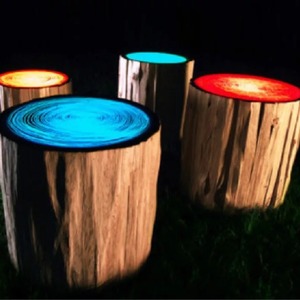 Creative Outdoor Resin <b>Tree</b> Stump Lights <b>Led</b> Ip65 Garden Lawn Lighting For Patio Yard Decor - Product Image 1