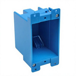 Caja <span class=keywords><strong>de</strong></span> Conexiones Eléctrica <span class=keywords><strong>de</strong></span> PVC <span class=keywords><strong>de</strong></span> Plástico para Trabajos Antiguos, 14 Pulgadas Cuadradas, 1 Salida, Profunda, Certificación ETL, para Mejoras del Hogar, Estándar AWG, Resistente al Fuego Durante Dos Horas - Product Image 1