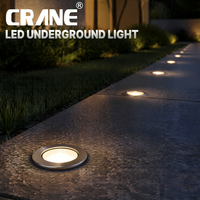 Lumière LED encastrée anti-éblouissement 8W pour éclairage paysager architectural extérieur, faisceau doux, pour allée et pavés