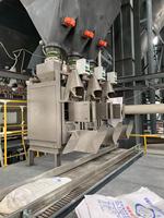 Machine d'ensachage pneumatique pour mortier sec à deux becs, simple d'utilisation et longue durée de vie