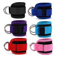 Câble Cheville Sangles Double D-Ring Cheville Poignets Pour Gym Workouts Fessiers Jambes Musculation Brace Soutien Sport Sécurité Abducteurs