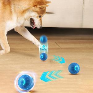 Dropshipping Premium Intelligente USB Oplaadbare Elektrische Rolbal Siliconen Springbal Veilige Interactieve Speelgoed voor Katten Honden - Product Image 5