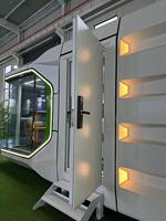 Maison mobile moderne de luxe extérieure d'usine OEM hôtel préfabriqué aluminium camping maison Hangfa capsule spatiale préfabriquée pour les vacances
