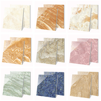 Parquet Golden Puzzle Porcelaine Vitrifiée Polie Mosaïque Carrelage Carreaux de Tapis en Céramique