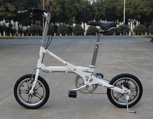Quadro de bicicleta dobrável, quadro de liga de alumínio ultra-leve portátil adulto de 16 polegadas para bike em um segundo - Product Image 3