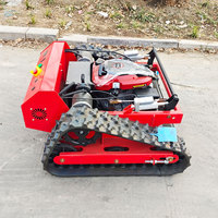 Mesin Pemotong Rumput Robot Mini Bermerek Global Termurah dengan Roda Karet untuk Taman