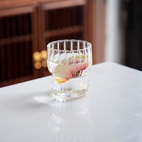 Tasse à café en verre borosilicate INS, résistante à la chaleur, grande capacité, sans danger pour les aliments, pour thé au lait, jus, cola, couleurs personnalisables, design moderne