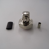 Connecteur coaxial RF à angle droit DIN 7/16 mâle, à sertir, pour câble LMR200, antenne 90 degrés
