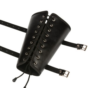 Boite personnalisée gratuite-menottes en cuir Pu menottes cheville jambe Bondage Bdsm sangle réglable retenue esclave <span class=keywords><strong>Femdom</strong></span> Sm jeux Sexs jouet - Product Image 3