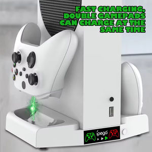 For Xboxes With Dual Battery Pack <b>Cooler</b> <b>Fan</b> IPEGA PG-XBS012 Vertical Stand Charging Dock for Xboxes Console Cooling <b>Fan</b> - Product Image 3