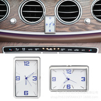 Mini horloge de voiture, montre à Quartz, bracelet sur grille d'aération, tableau de bord, camion hors route, caravane, bateau marin, accessoires automobiles