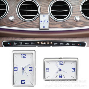 <span class=keywords><strong>Mini</strong></span> horloge de voiture, montre à Quartz, bracelet sur grille d'aération, tableau de bord, camion hors route, caravane, bateau marin, accessoires automobiles - Product Image 5