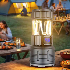 New Led Camping <b>Light</b> <b>Usb</b> <b>Rechargeable</b> Outdoor Waterproof Tent <b>Light</b> Multifunctional Atmosphere <b>Light</b> Flashlight - Product Image 1