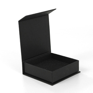 Cardboard Paper Rigid Gift Boxes for Necklace Jewelry Packaging with Embossing Matt Lamination Custom Magnetic Box (Recyclable) - Product Image 1