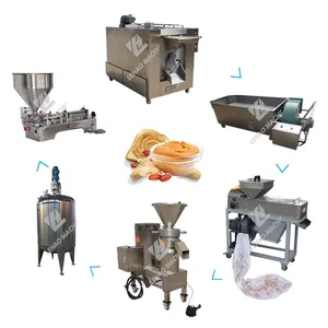 Hot sale fully automatic almond cocoa bean sesame seeds nut butter milling machine to make peanut butter