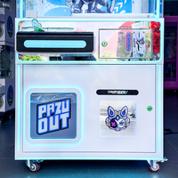 Promotion : Machine à griffes à cabinet unique, avec système de paiement multiple et éclairage LED, équipement de jeu de capture de poupées pour lieux de divertissement intérieurs et expositions