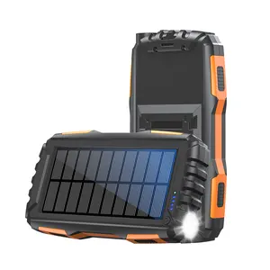 Neue Produktideen 2024 Elektronik ODM Wandern Outdoor hohe Kapazität tragbarer Batteriepack ladegerät 20000 mAh Solar-Powerbank