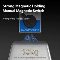 Dudukan Magnetik Artikulasi Universal untuk Dial Indicator 3D Artikulasi 350-400mm Penyangga Penyesuaian Presisi