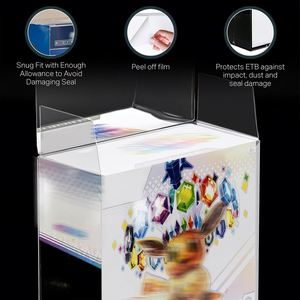 FX Soft PET Transparent 0,5 mm Boîte de protection ETB avec boucle automatique pour cartes Elite Trainer, haute qualité, plusieurs tailles - Product Image 4
