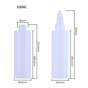 Flaconi in PE da 60ml 80ml 100ml per Alimenti per Gatti, Bottiglie in Plastica con Contagocce per Liquidi, <span class=keywords><strong>Gocce</strong></span> per Orecchie e Occhi, Lavaggio e Pulizia, Flaconi Morbidi con Punta - Product Image 2