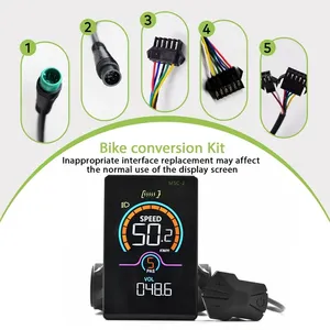 Velocímetro con Pantalla a Color Vertical Central para Bicicleta Eléctrica M5c-2, Accesorios para Ciclismo - Product Image 3