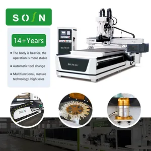 1325A-16 Woodworking Engraving And Carving Wooden Cabinet Machine Wood Furniture CNC Router