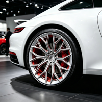 SRD Polierte Silberlegierung Felgen 15-24 Zoll 5*114,3 5*112 5*120 PKW-Räder für BMW M 3 4 5 Audi RS6 Porsche 911 F8-F7