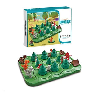 Rompecabezas para niños, tablero educativo, juegos de <span class=keywords><strong>mesa</strong></span>, juguetes interactivos para padres e hijos, juguetes de ocio para interiores, bosque, jungla, dinosaurio, juguetes para niños - Product Image 1