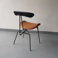 Chaise de luxe nordique pour hôtel, café, Restaurant, tabouret de Bar, chaise de salle à manger en cuir fourmi