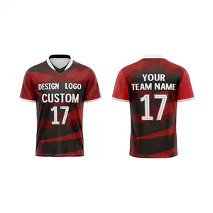 Sublimation Designs Wholesale Men Soccer Uniform 100% Cotton Retro Futbol Jersey Soccer Wear