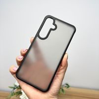 Funda para Teléfono A17 A07, TPU+PC, Resistente a Impactos, Color Sólido, Diseño Esmerilado, Compatible con S26