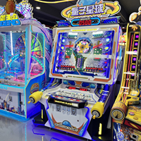 Machine de jeu d'arcade à monnayeur Quantum Planet 2 Players, type flipper, avec système de rédemption de tickets, pour centre de jeux