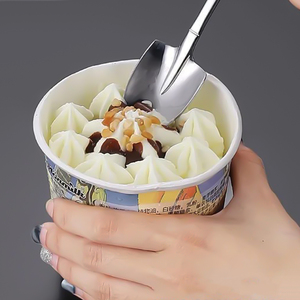 Cuillères à Pelle en Acier Inoxydable Or Argent Mini Cuillère à Café Crème Glacée aux Fruits Cuillères à <span class=keywords><strong>Dessert</strong></span> Ensemble de Vaisselle de Cuisine - Product Image 5
