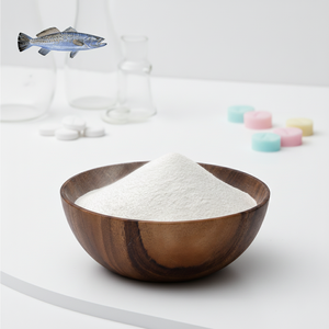 Kolagen Ikan Platinum Bubuk Hidrolisat Grosir Lebih Dari 95% <span class=keywords><strong>Protein</strong></span> Bersertifikat Halal Penambah Nutrisi Langsung dari Pabrik - Product Image 1