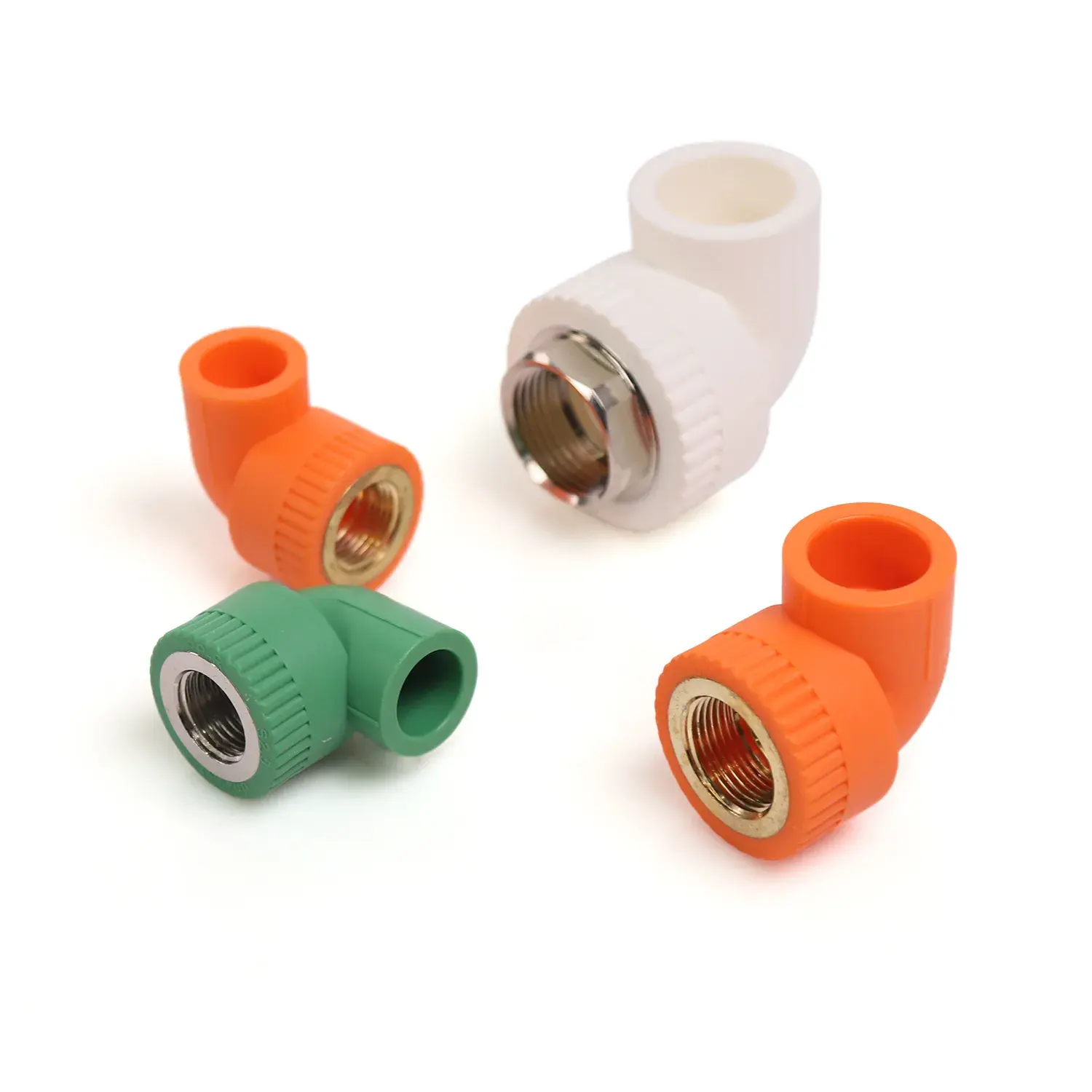 factory wholesale plastic ppr female elbow connector ppr pipe elbow fitting for plumbing ppr water pipe
