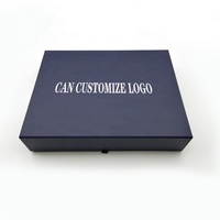 Boîte en carton pliable de luxe personnalisée avec fermeture magnétique pour l'emballage de cadeaux