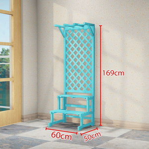 Caja de macetas de madera, enrejado de celosía de diamante, cama de jardín elevada móvil <span class=keywords><strong>para</strong></span> exteriores <span class=keywords><strong>para</strong></span> plantas <span class=keywords><strong>trepadoras</strong></span> - Product Image 4