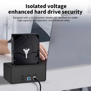USB 3.0 để <span class=keywords><strong>SATA</strong></span> Dual-bay bên ngoài ổ cứng DOCKING Station cho 2.5 3.5 inch <span class=keywords><strong>SATA</strong></span> I <span class=keywords><strong>II</strong></span> III HDD <span class=keywords><strong>SSD</strong></span> - Product Image 3