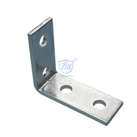 Unistrut-Halterung 2/3/4 Loch 90 Grad Eckwinkel für 1-5/8 Zoll Profilschiene Trägersystem