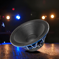 Haut-parleur de basses de 18 pouces 1800-3600W haute puissance avec cône en papier pour système de subwoofer audio professionnel