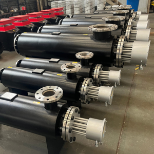 Chauffe-eau électrique à circulation d'eau en acier inoxydable, tube chauffant 80kW-750kW, chauffage industriel par induction à l'huile et à l'air - Product Image 1