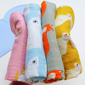 Grande Promotion Coton 60*60 Bébé Aden Anais Mousseline Couverture Matériel - Product Image 6